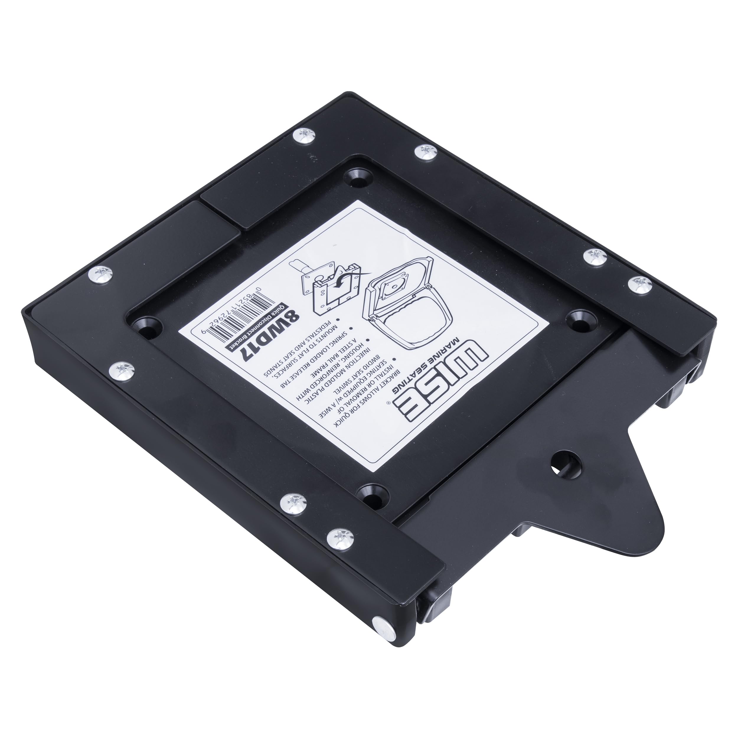 8WD17 Wise Quick Disconnect Seat Bracket, 6-Inch