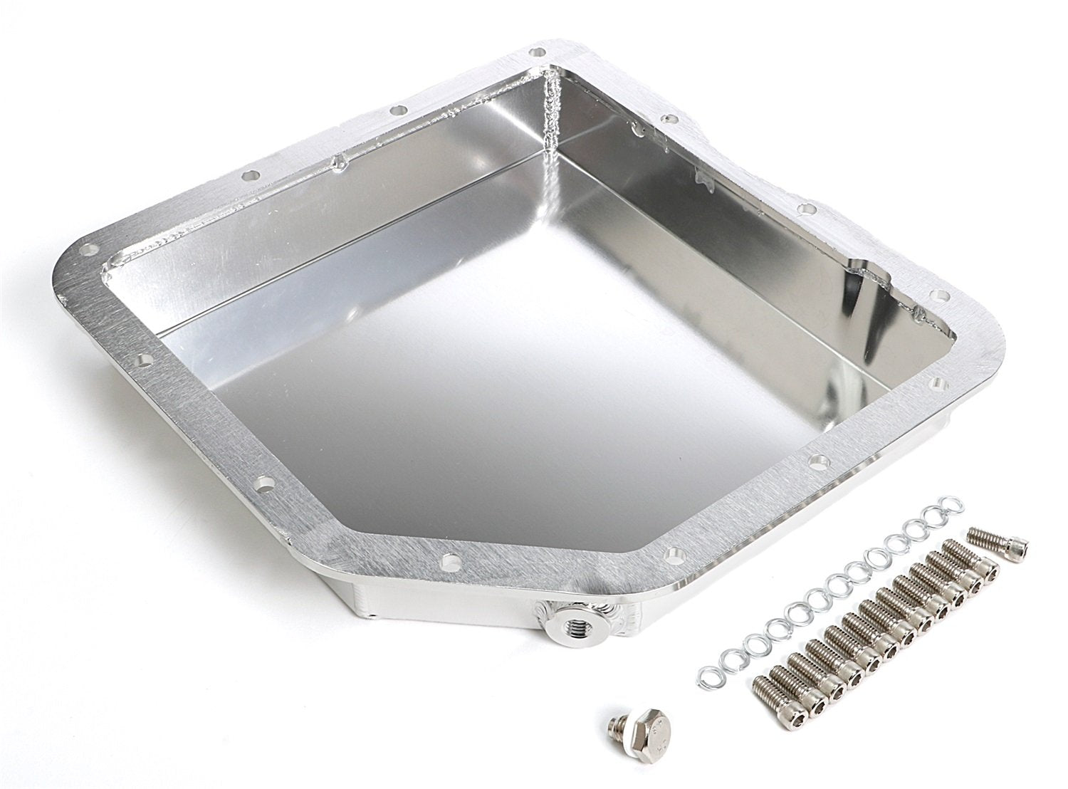 GM TH350 TRANS-DAPT PERFORMANCE FABRICATED ALUMINUM TRANSMISSION PAN (9105)