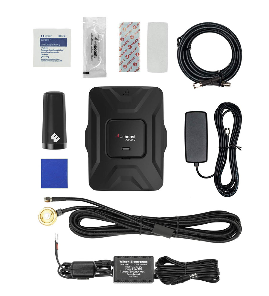Drive X Fleet weBoost (473021) Cell Phone Signal Booster for Any Fleet Vehicles | Verizon, AT&T, T-Mobile, Sprint | Requires Professional Installation