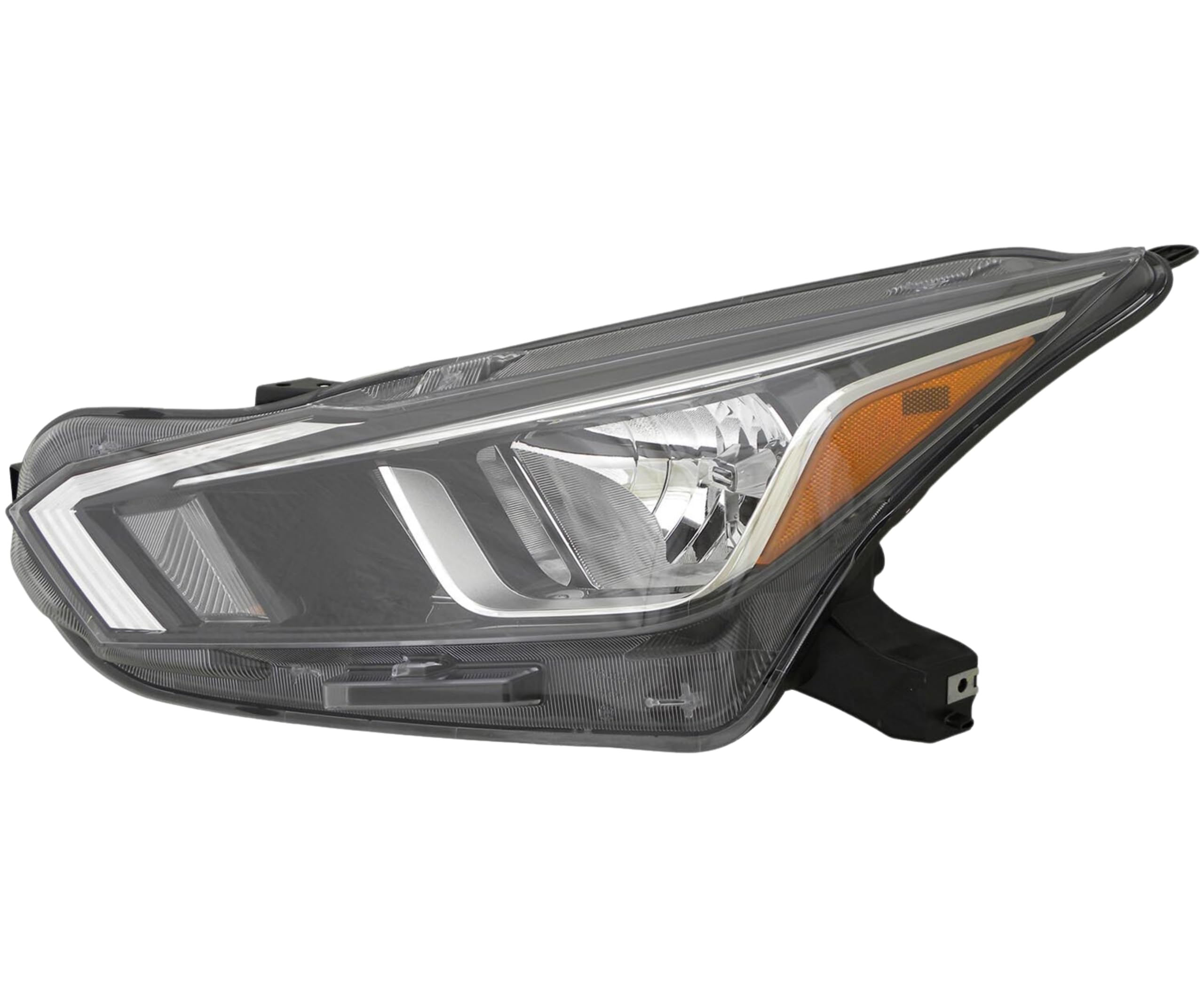 Replacement Headlamps for Nissan Versa 2020-2022 Halogen Headlights Assembly with Bulbs, Left/Driver Side, 26010-5EE0A / NI2502273 DOT/SAE Compliant