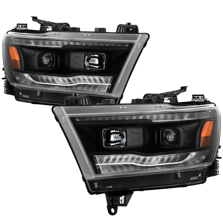 Projector Headlight Spyder - (PRO-YD-DR19HALSI-SEQ-BK)