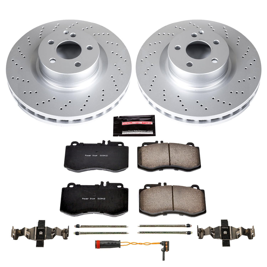 Power Stop Z23 Evolution Sport Geomet Coated Brake Kit For Mercedes-Benz E550 2010-2011 [Model Specific]