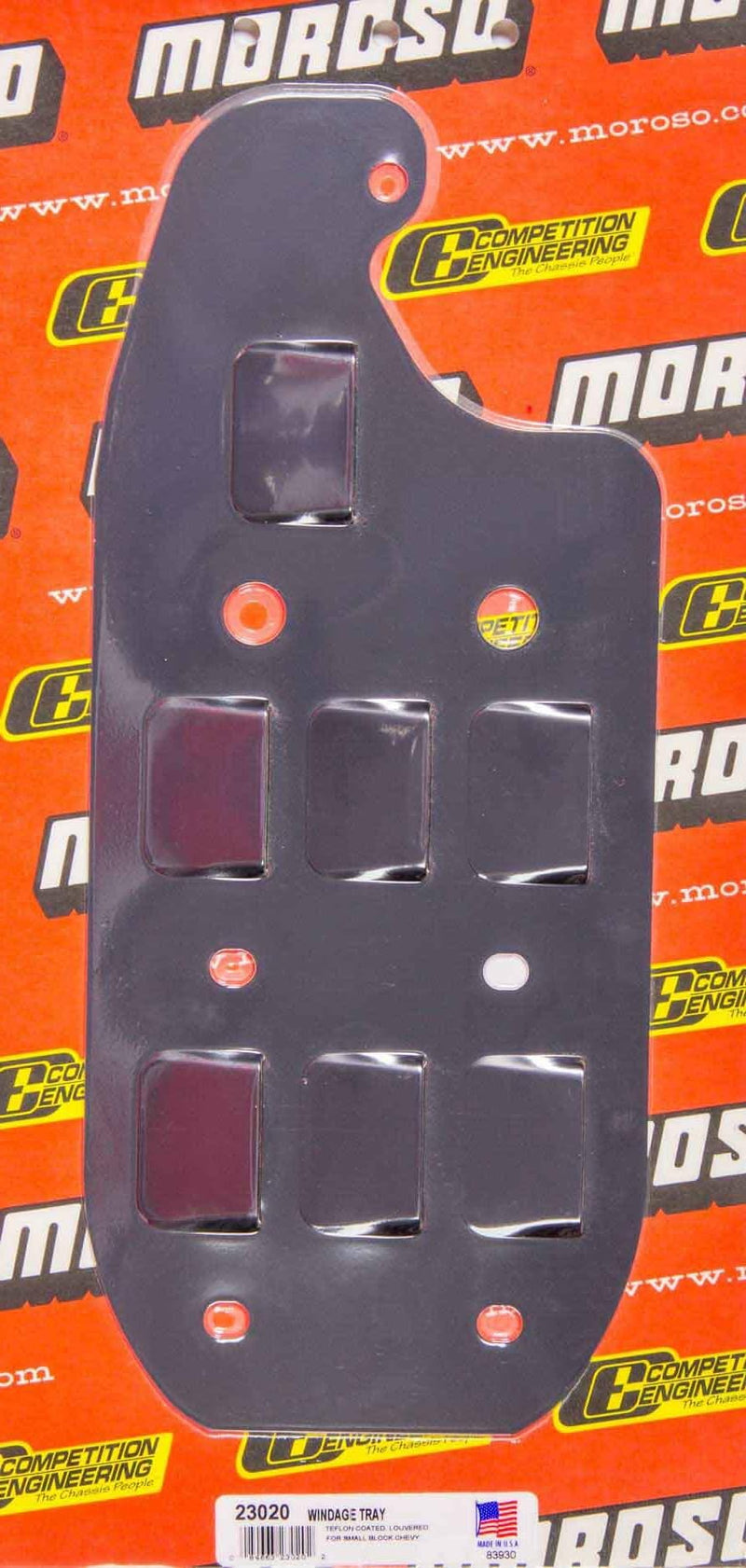 Louvered Moroso Windage Tray for Chevy Small-Block Engines