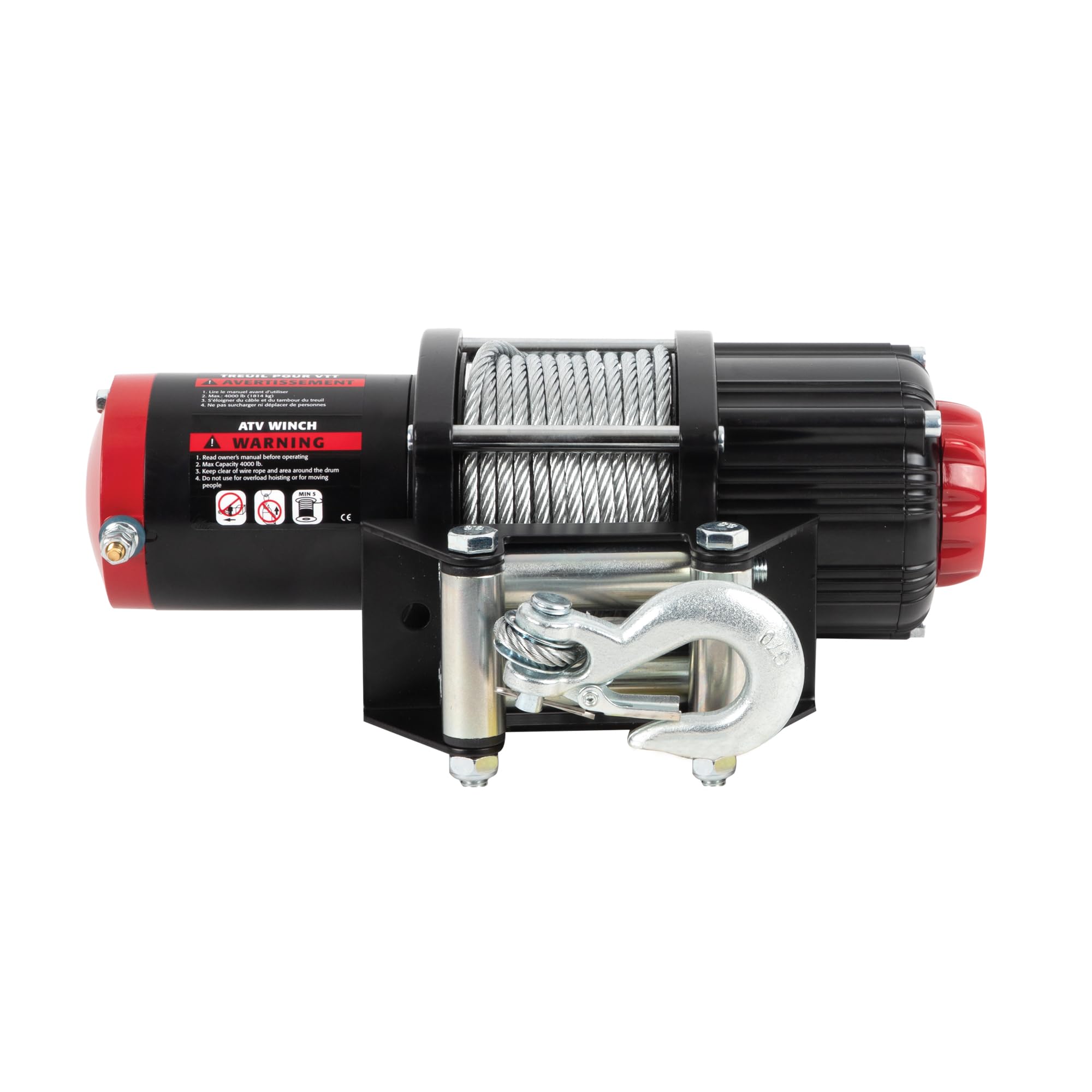 12-Volt Erickson DC 40 ft. 4000 lb. Electric Winch 06428