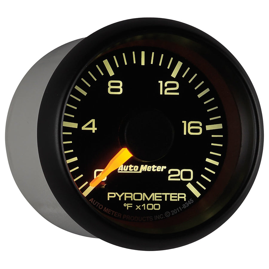 Chevy Factory Match Auto Meter 8345 Electric Pyrometer Gauge Kit