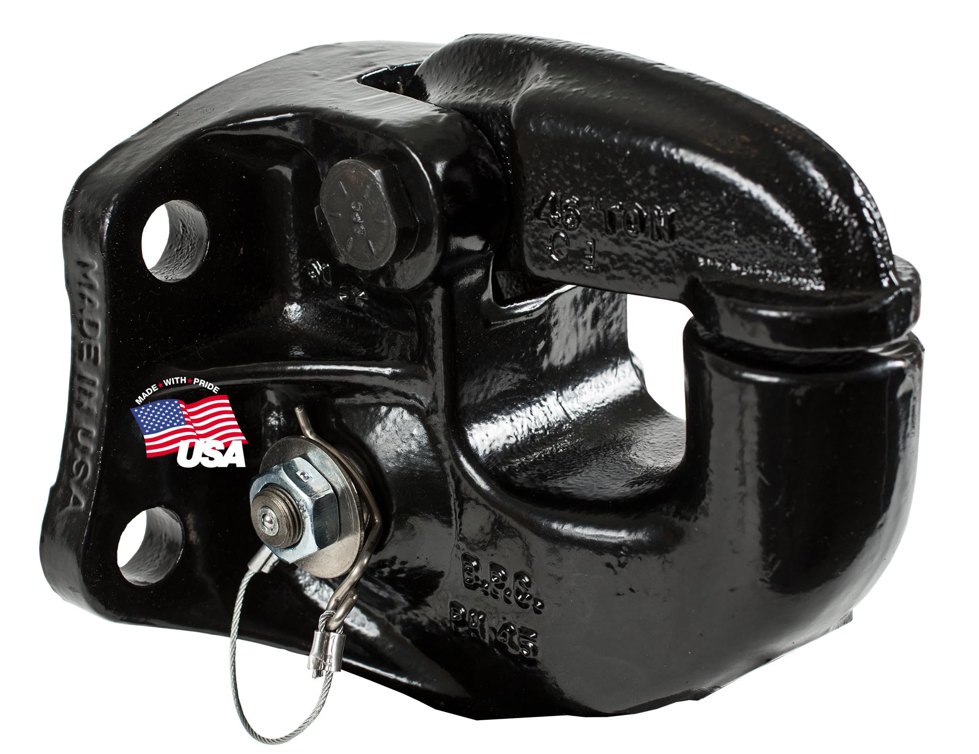 Buyers Products 45 Ton PH45 Pintle Hook, 90,000 Lbs MGTW, 18,000 Lbs MVL Pintle Hitch, Mounting Kit Sold Separately