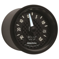 Auto Meter GT Series Mechanical Boost/Vacuum Gauge 8001