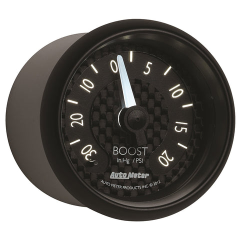 Auto Meter GT Series Mechanical Boost/Vacuum Gauge 8001