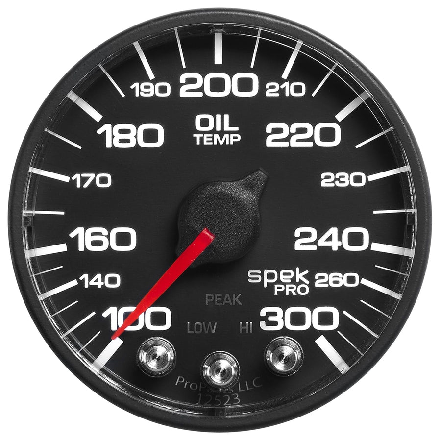 Gauge AUTO METER P52232 Oil Temp (Spek-Pro - Nascar 2-1/16" Oil Temp, 100-300`F, Bcb, ECU, Spek)