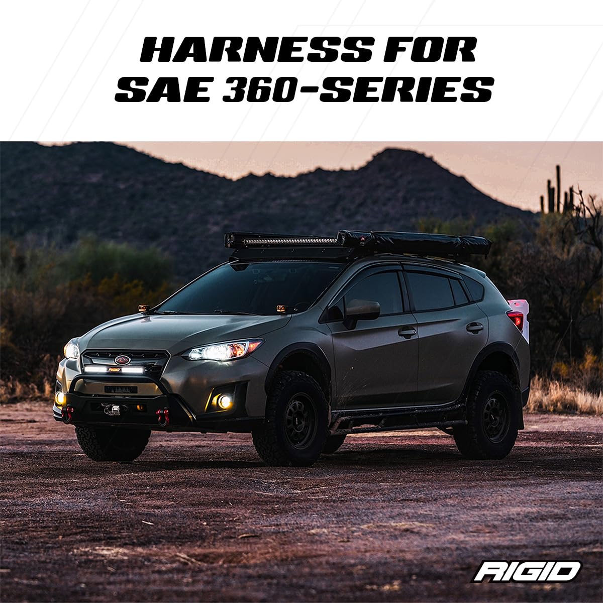Wiring Harness for SAE 360 Series - RIGID INDUSTRIES: Light Mount Accessories