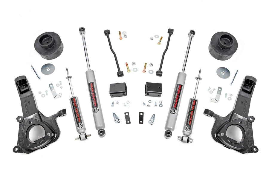 4" Rough Country Lift Kit w/ N3 Shocks for 2009-2018 Ram 1500 2WD - 30730
