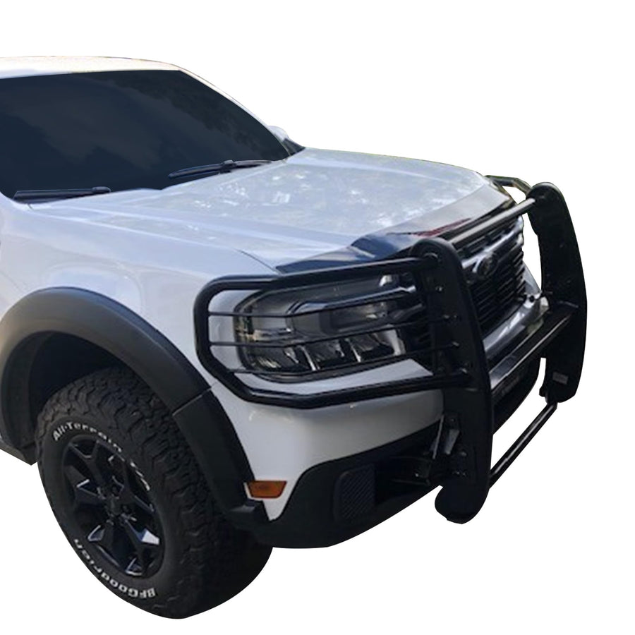 Bumper Guard Modular Black Black Horse Grille Compatible With 2022-2024 Ford Maverick-17FM22MA