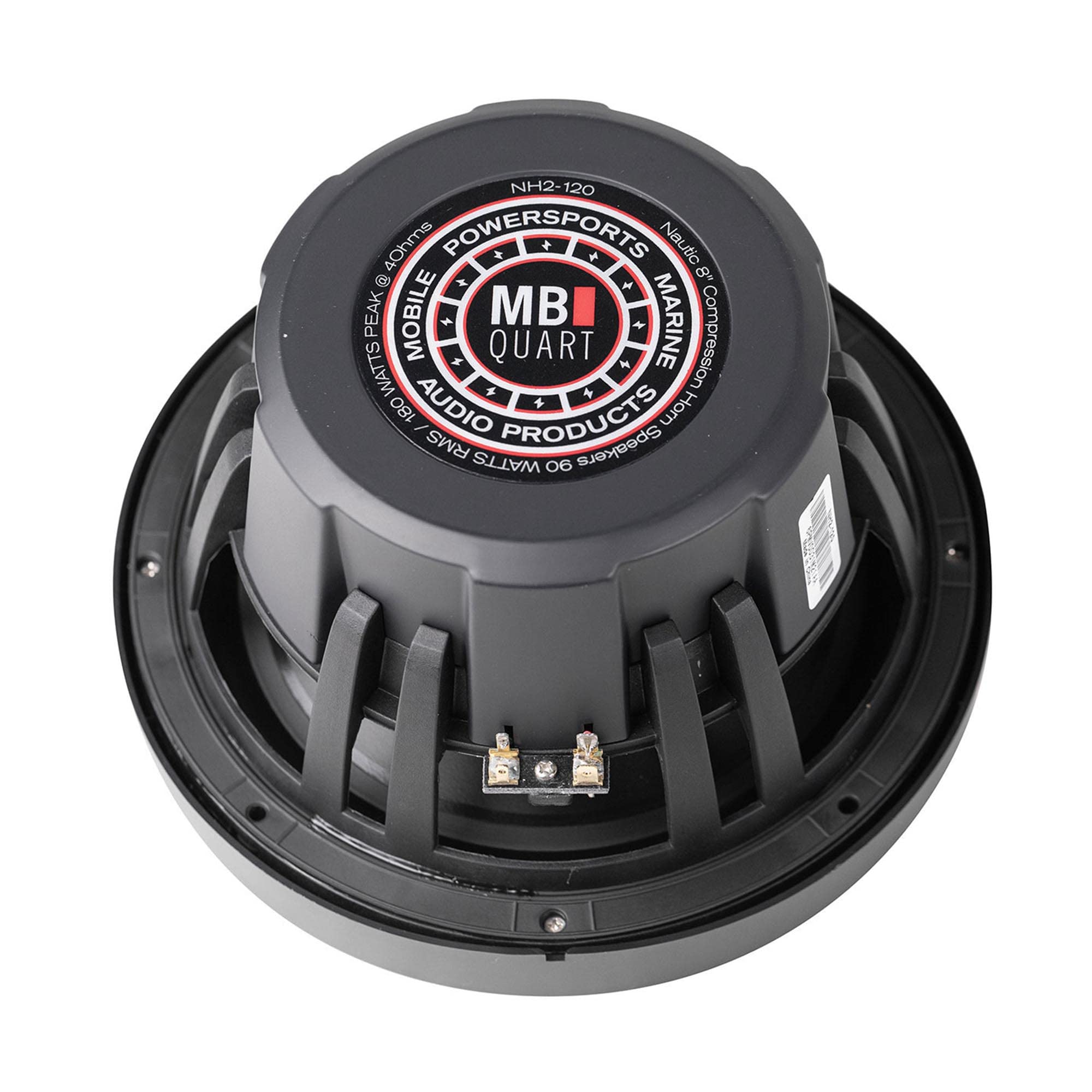 Nautic MB Quart NH2-120 8" 2-Way Compression Horn Marine Speakers - 180 Watts