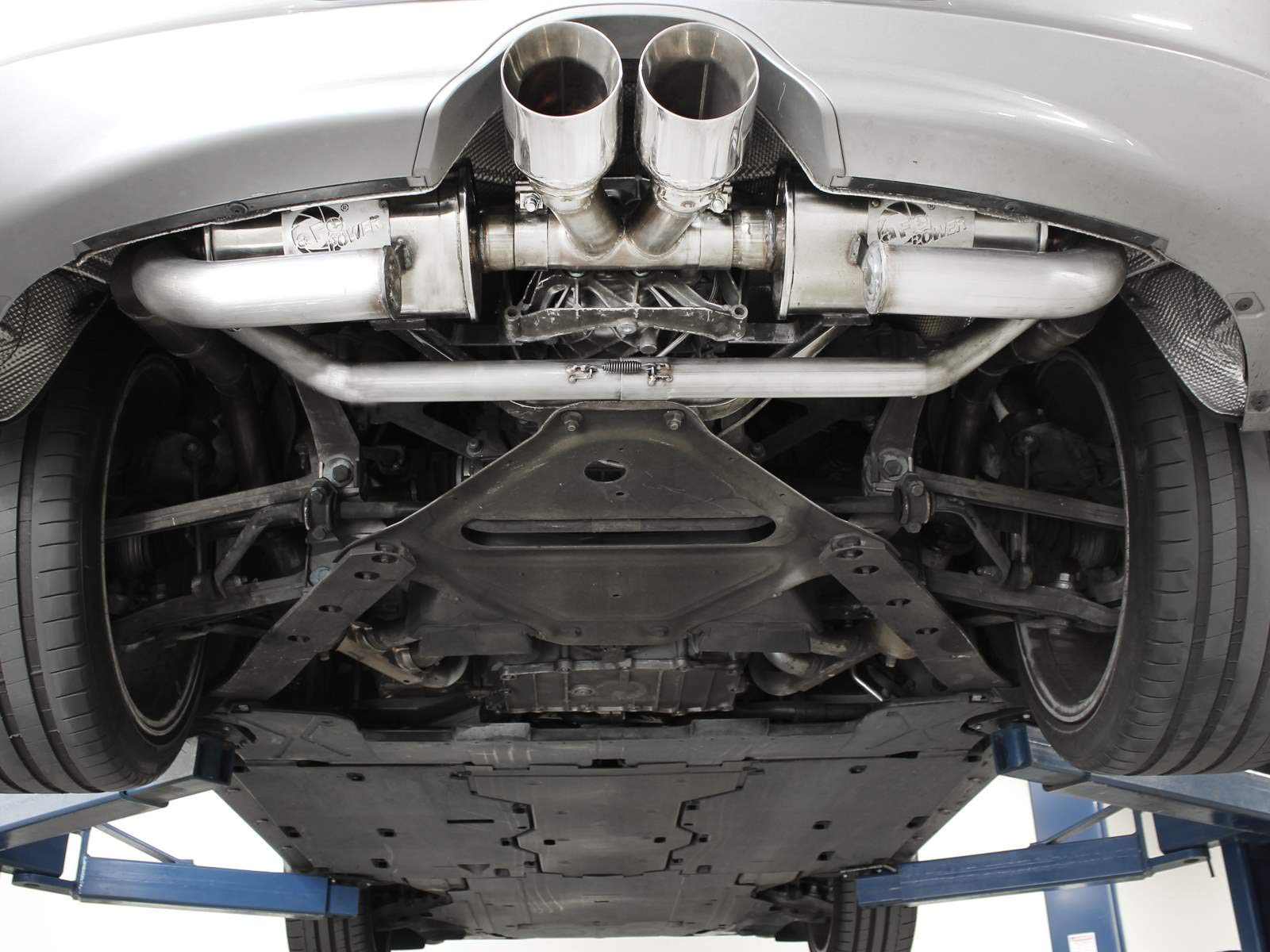 aFe 49-36409 Cat-Back Exhaust System Elite 304 Stainless Steel with Tip Assembly for Porsche Boxster S H6-3.4L Engine