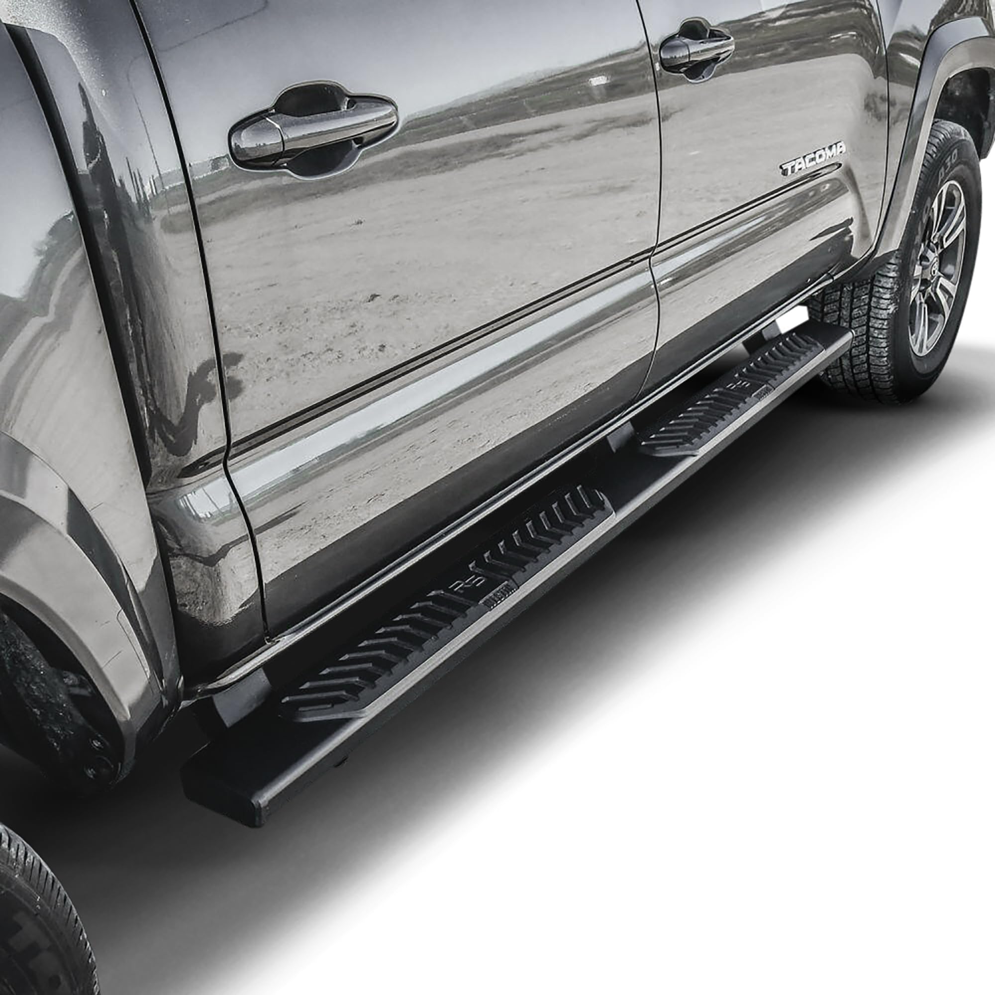 28-51135 WESTIN R5 Nerf Bars fits 2005-2023 Tacoma Double Cab Black Pair