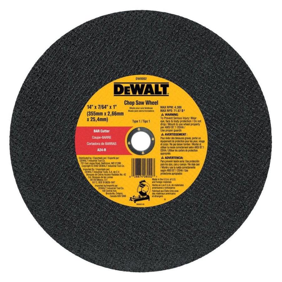 Chop Saw DEWALT DW8002 Wheel