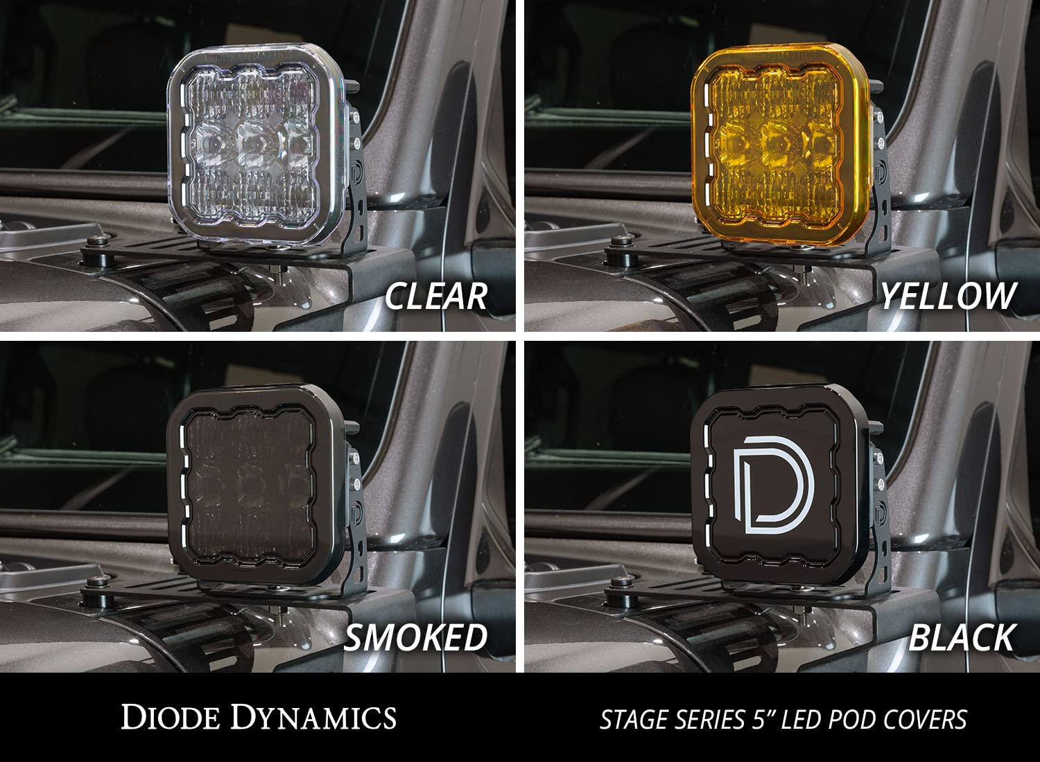 SS5 Diode Dynamics LED Pod Cover, Black (one)