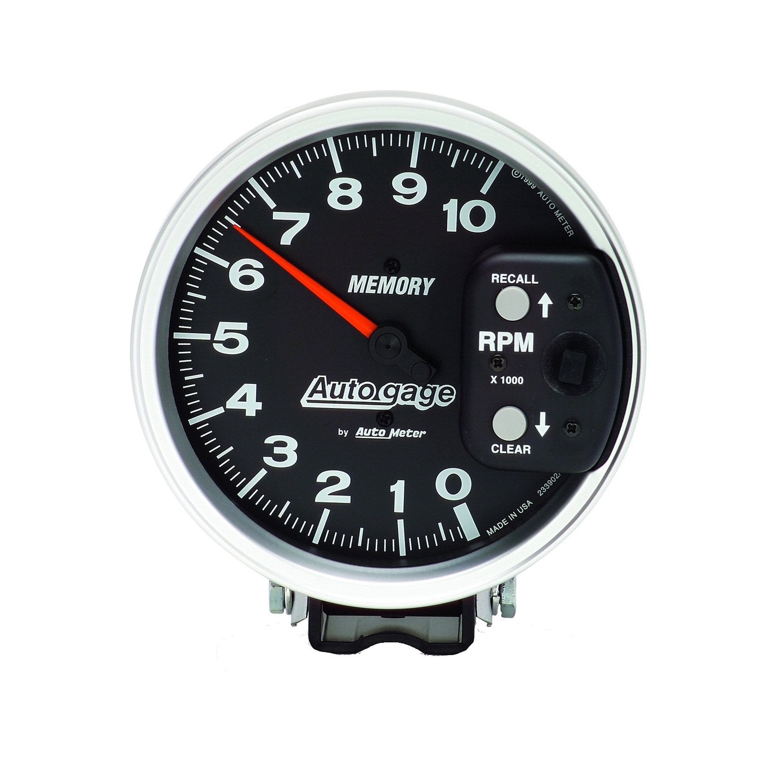 AUTO METER Autogage 233902 Memory Tachometer,5.000 in.