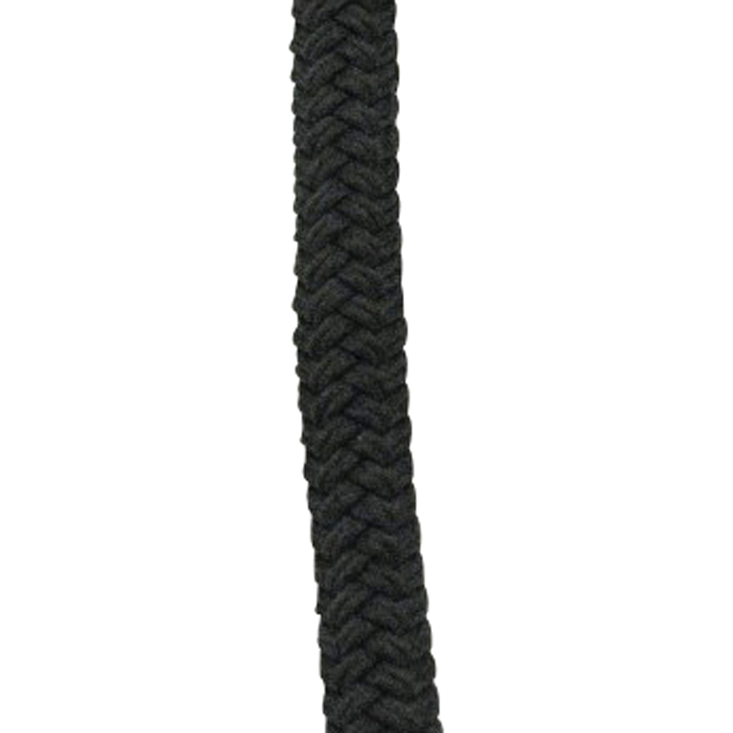 Double Braided Sea Dog Fender Line 302110006BK-1, 3/8"/ Black