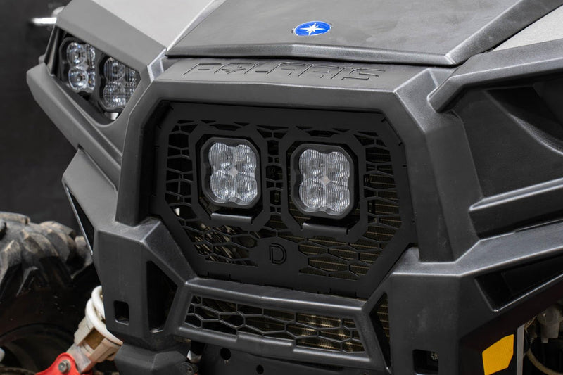 Stage Series Diode Dynamics LED Grille Kit compatible with Polaris RZR XP 2014-2023, White Combo Pro