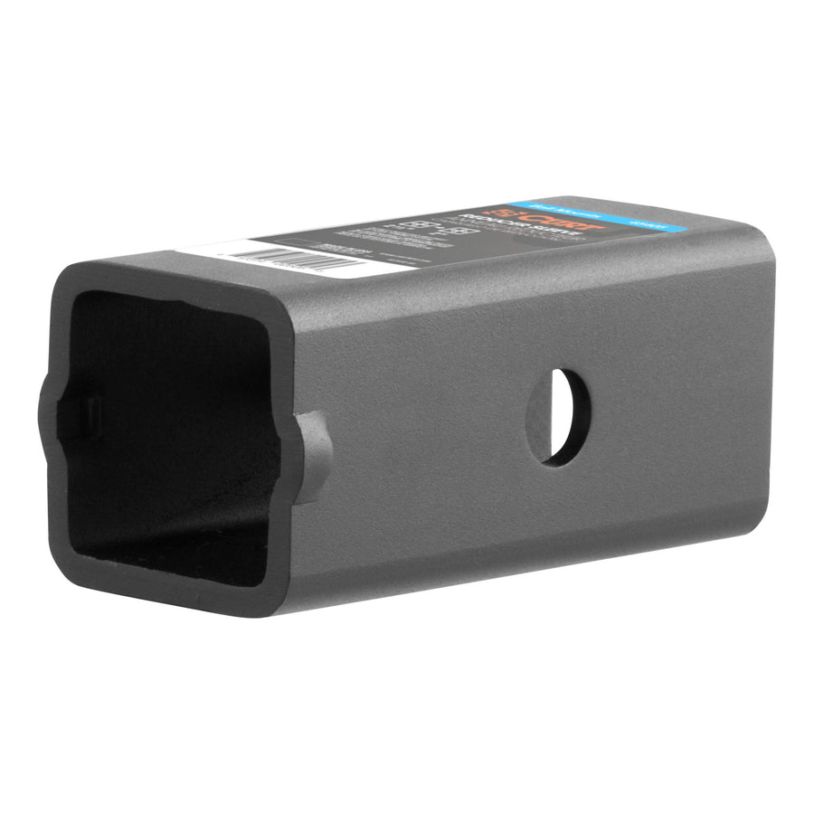 CURT Trailer Hitch Receiver Adapter Reducer Sleeve, 2-1/2 to 2-Inch, Carbide Black Powder Coat 45405