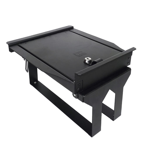 Tuffy Console Locking Insert for Ford F-150 (2021–2023) – Steel Security Safe for OEM Center Console with Anti-Twist Lock and Hidden Storage Compartment