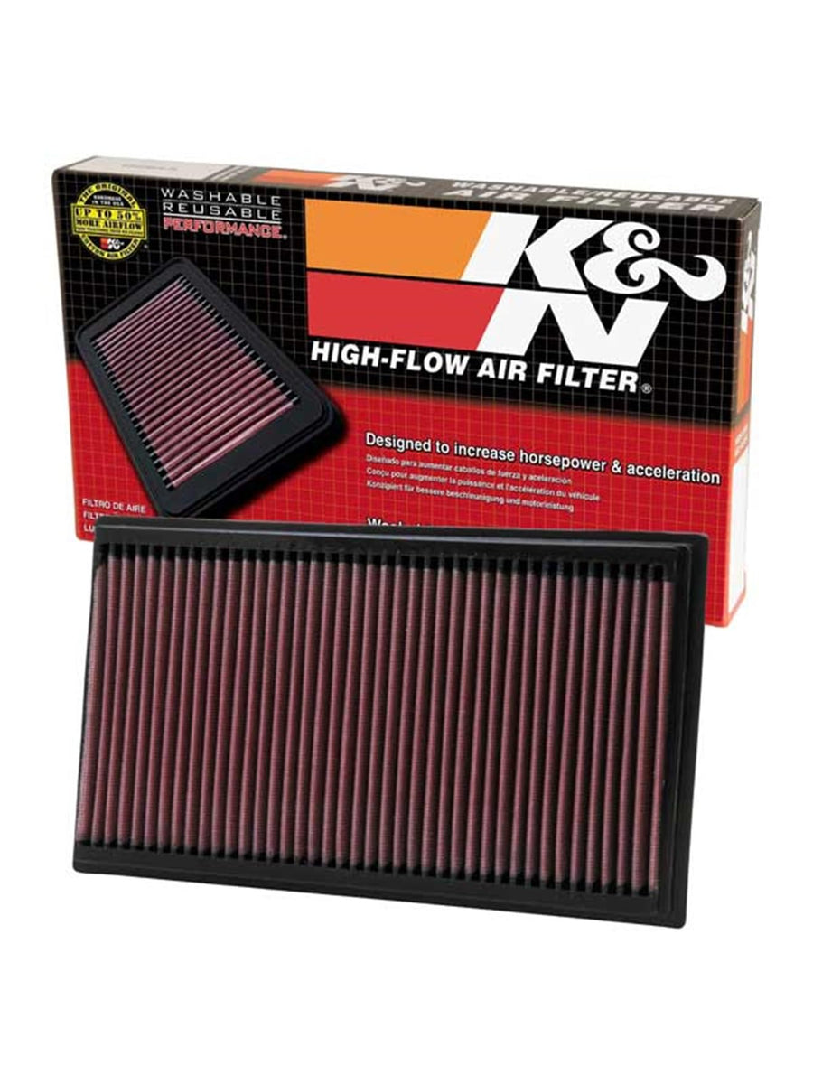 K&N Original High-Flow Lifetime Engine Air Filter: Increase Power: Premium, Washable: Compatible with 1999-2021 Jaguar: S-type, Super V8, Vanden, XF, XJ, 33-2273