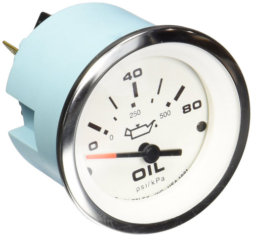 Lido Sierra 59653P 80 PSI Fog Resistant Oil Pressure Gauge