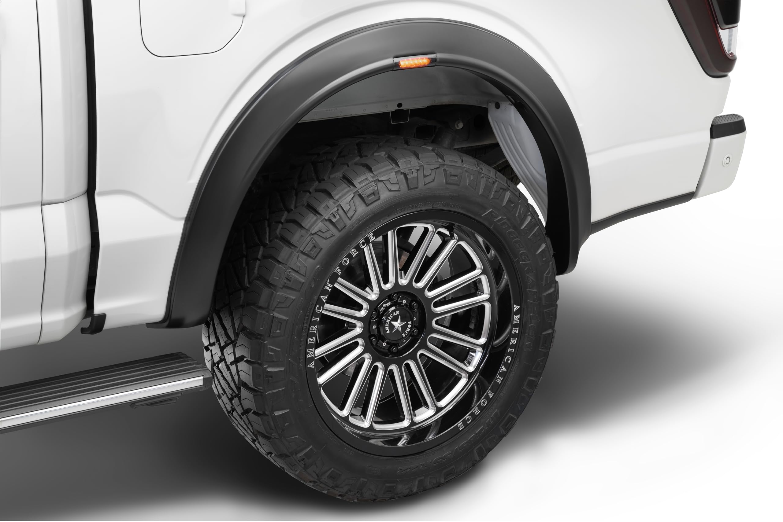 Husky Liners Fender Flares RVL Style | Fits 2017-2022 Ford F-250 SD; 2017-2022 Ford F-350 SD (Will Not Fit Dually), 4 pc. | Black - 2802978