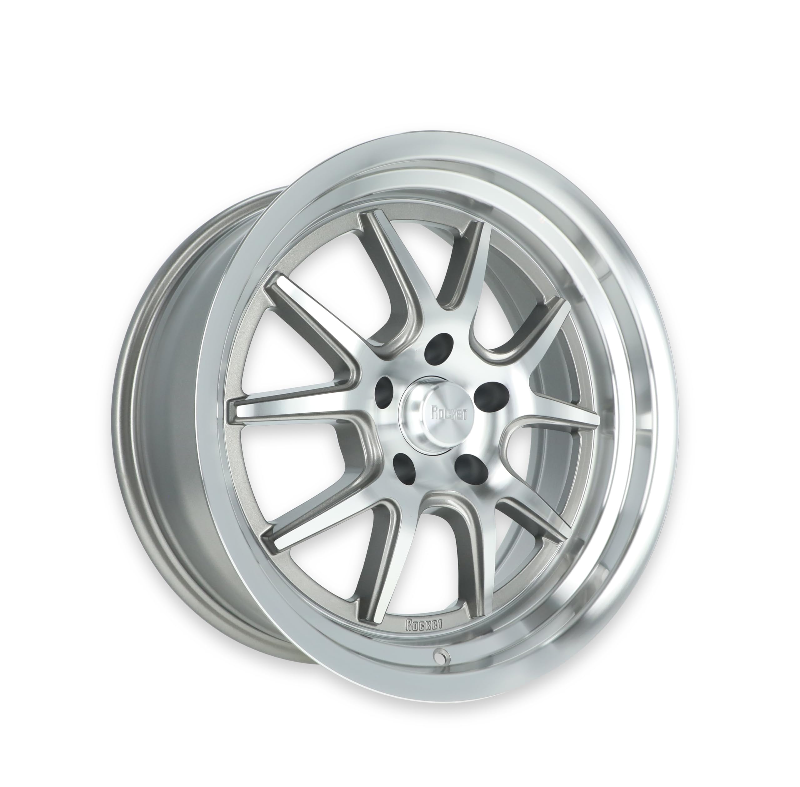 TTR19-886145 Rocket Racing Wheels 18x8 Attack Machined 5x4.75 4.5 bs