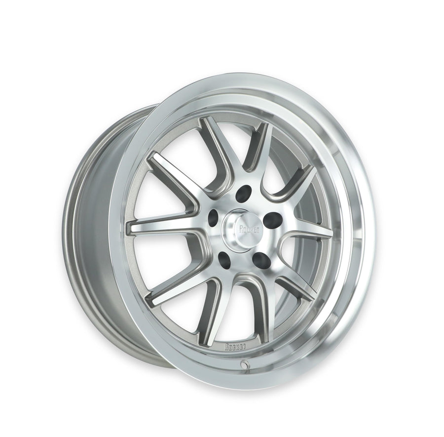 TTR19-886145 Rocket Racing Wheels 18x8 Attack Machined 5x4.75 4.5 bs