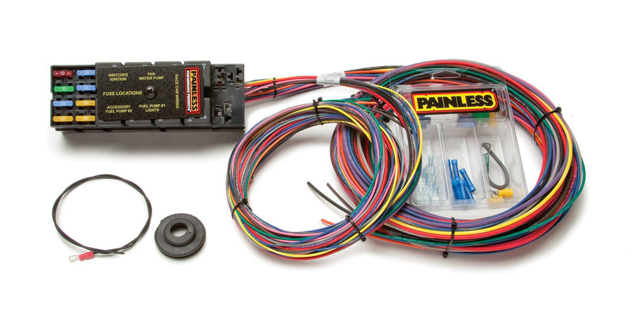 50001 Painless Performance Race Only Chassis Harness, 10-Circuit