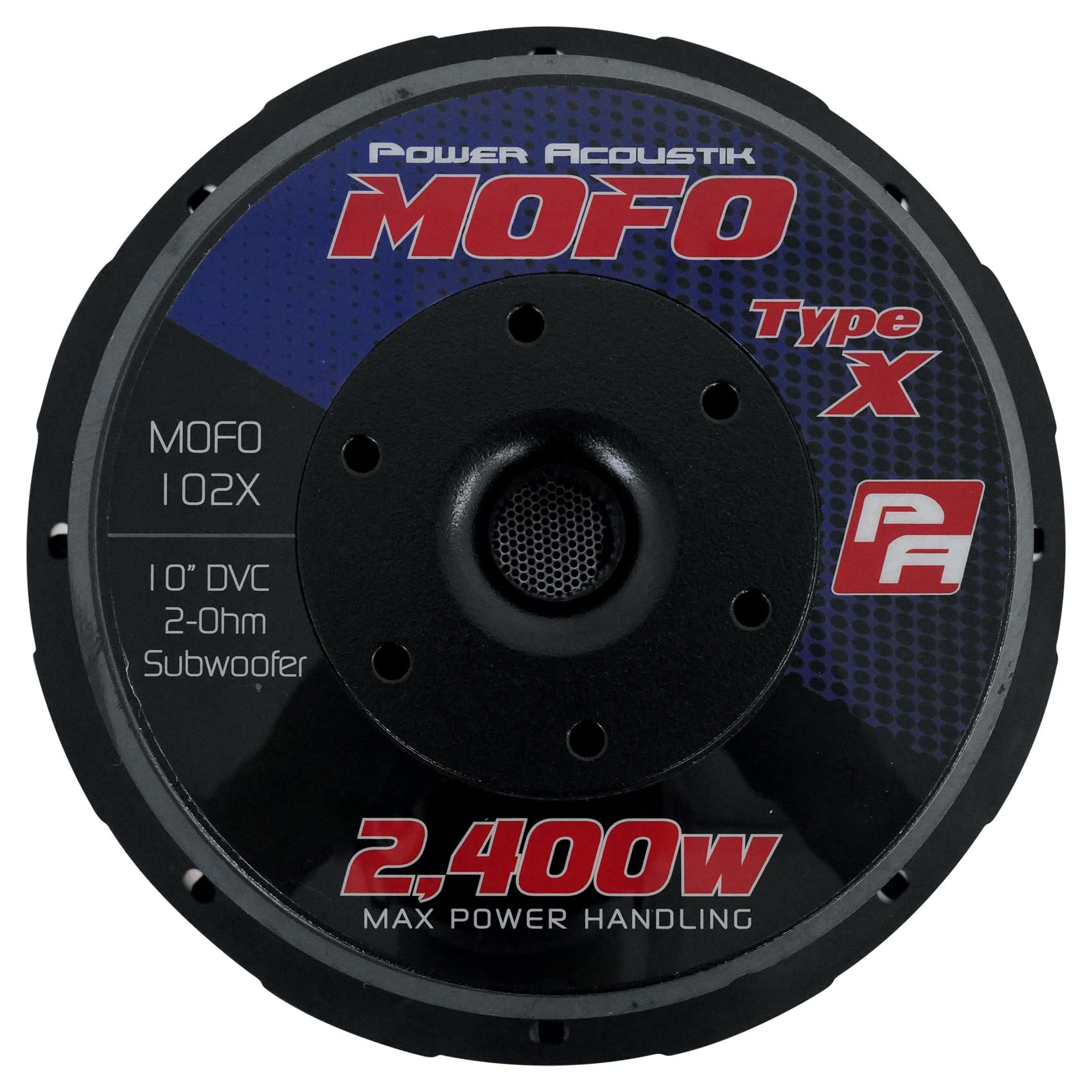 MOFO Power Acoustik 10-Inch Competition Subwoofer Dual 2-Ohm Voice Coils