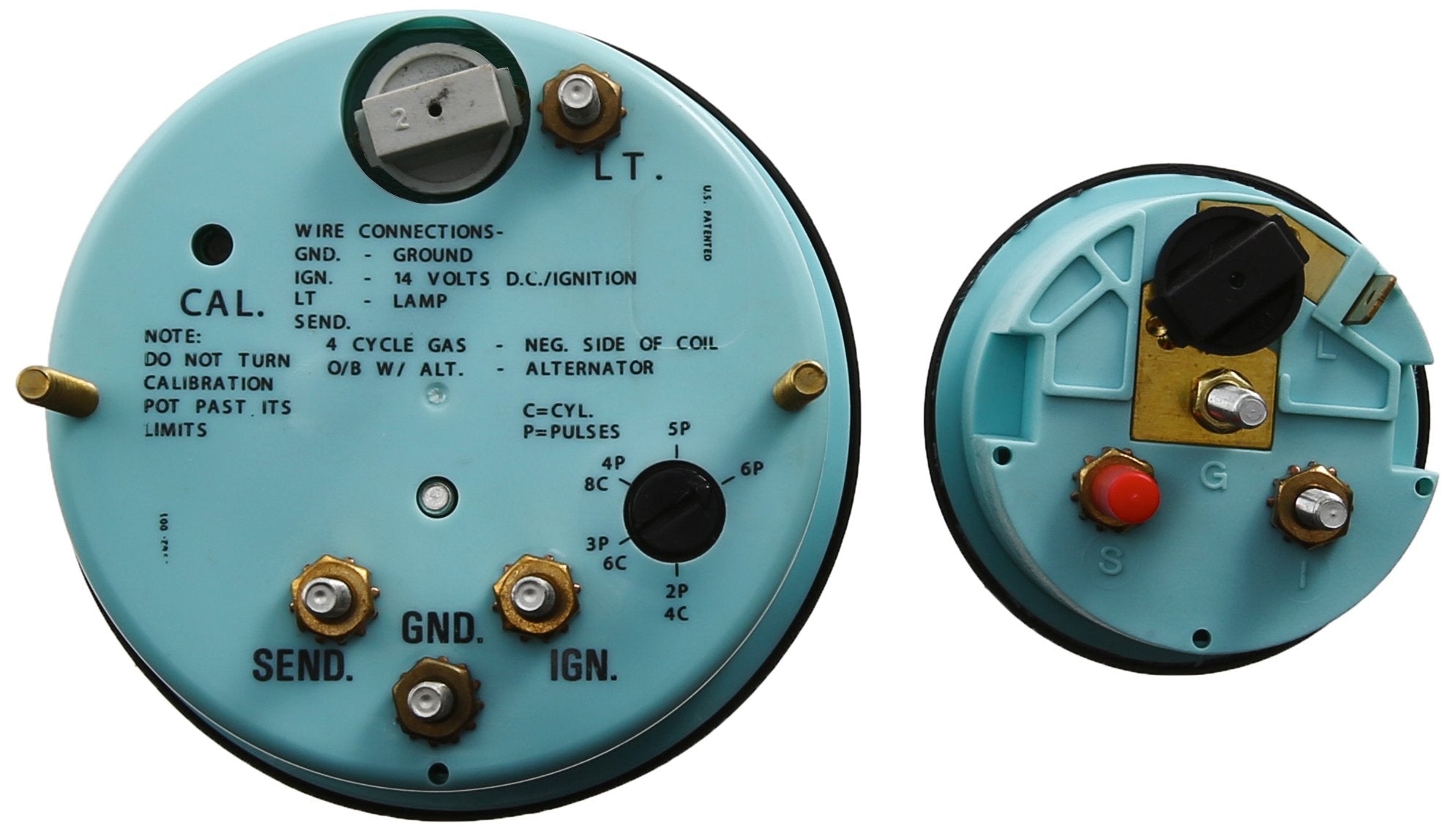 Eclipse Twin Engine Sierra International 69725P Add On OB 2 Gauge Set Includes Tachometer & Voltmeter