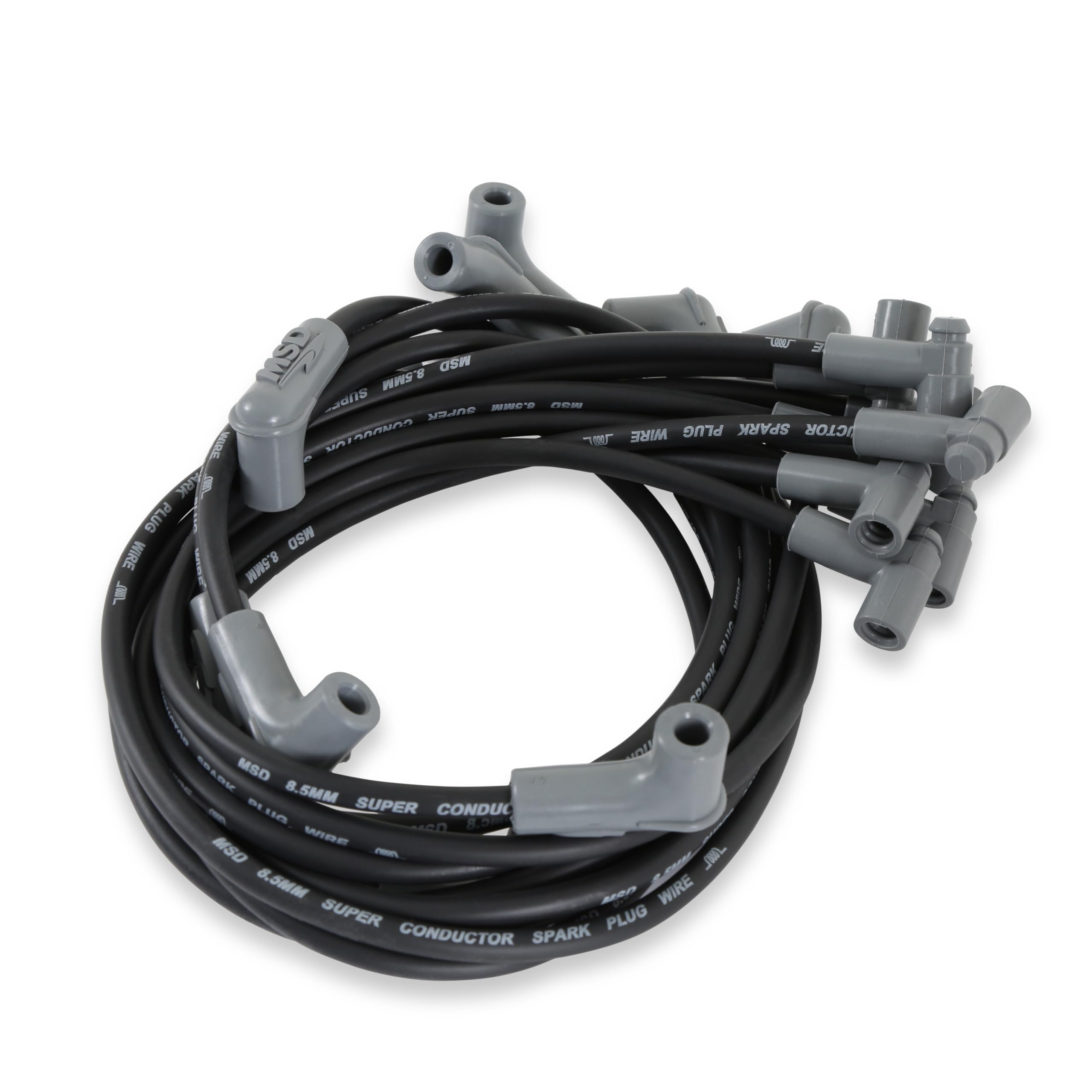 Super Conductor MSD 35593 Spark Plug Wire Set, Black