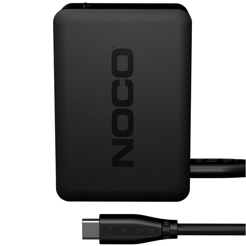 65W NOCO U65 USB-C Charger, Power Delivery (PD) Fast Portable Micro Wall Charger and International Travel Charger with Interchangeable Plugs for Apple, Google, Samsung, Microsoft and More