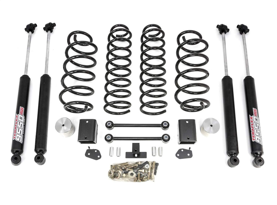 Coil Spring Lift Kit ReadyLift 69-6828 with Teraflex 9550 Shocks 2.5'' Rubicon, 3.5'' Sahara/Sport
