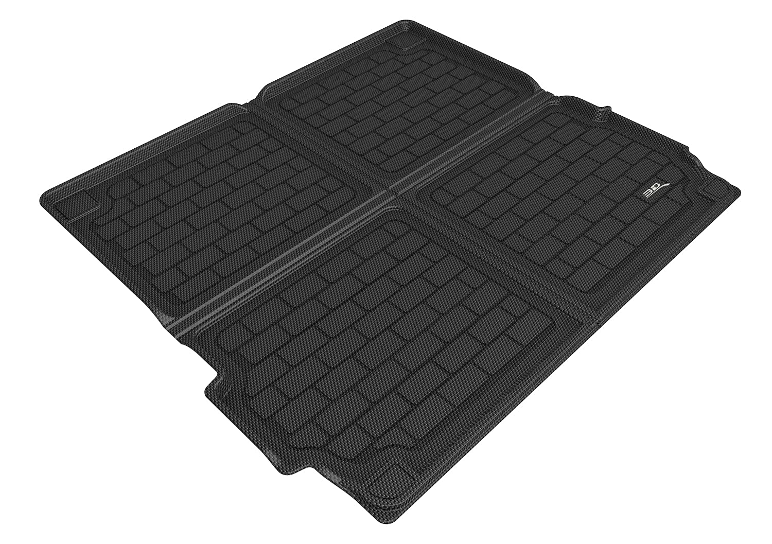 3D MAXpider Kagu Custom Fit Cargo Liner (Black) Compatible with BMW X5 (G05) 2019-2026 - Behind 2nd Row Cross Fold Cargo Liner with Cargo Nets