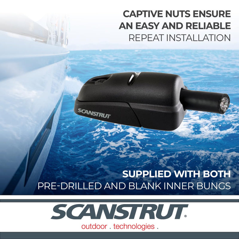 Scanstrut Horizontal Cable Seal DS-H10-BLK for Cables from 6-10mm - Black