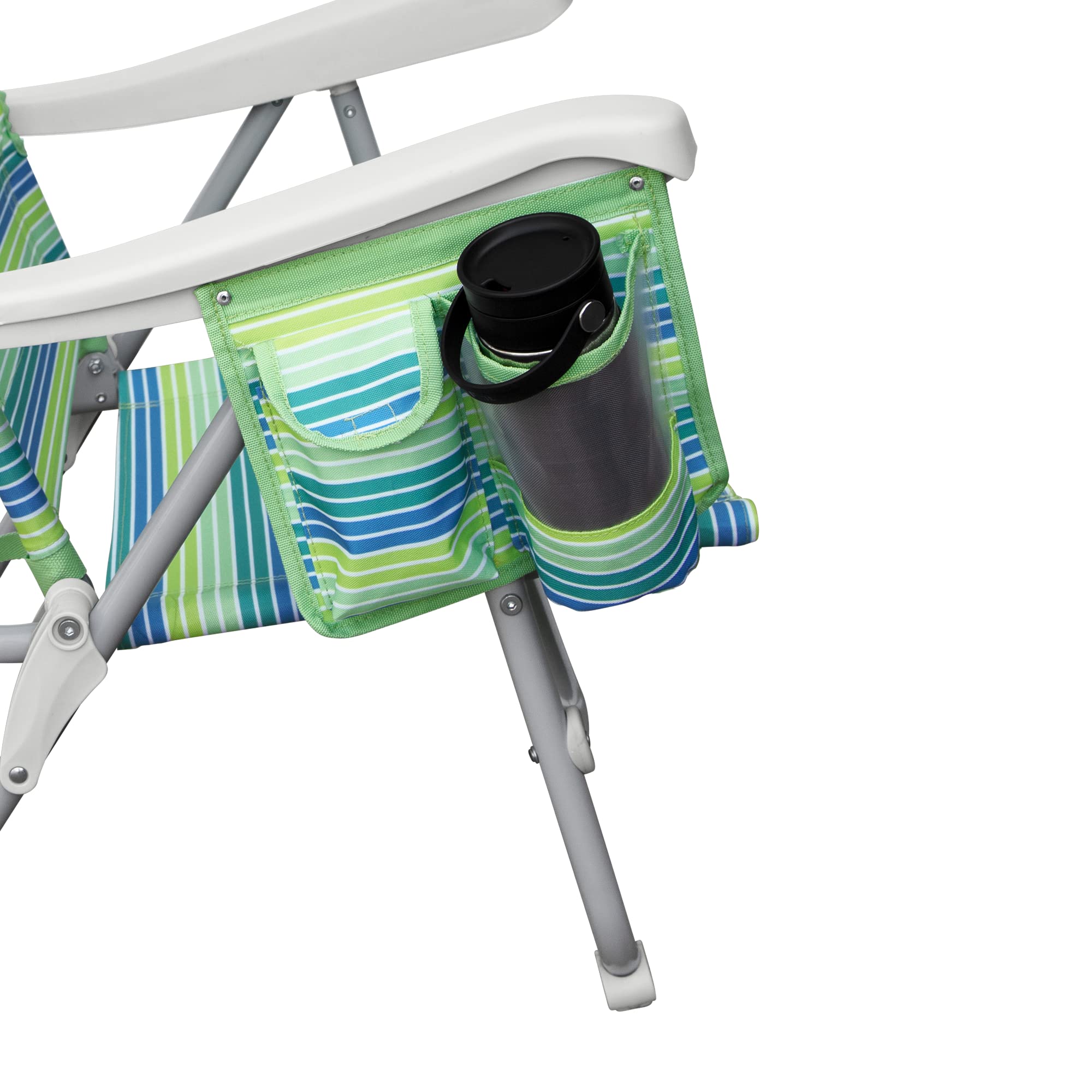 Hurley Beach Outdoor Standard Backpack Chair, One Size, Limeade