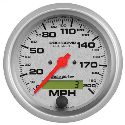 Auto Meter Ultra-Lite In-Dash 4486 Electric Speedometer