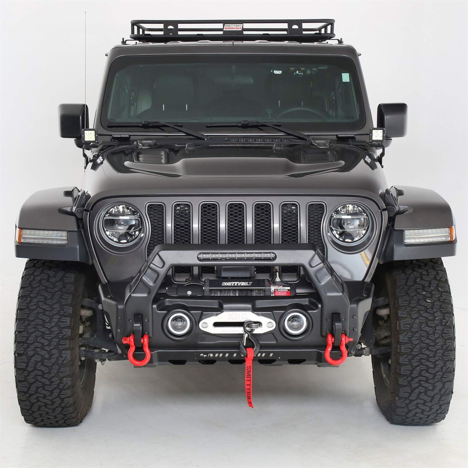 JL SmittyBilt 4DR DEFENDER ROOF RACK-ONE PIECE - SB45454JL