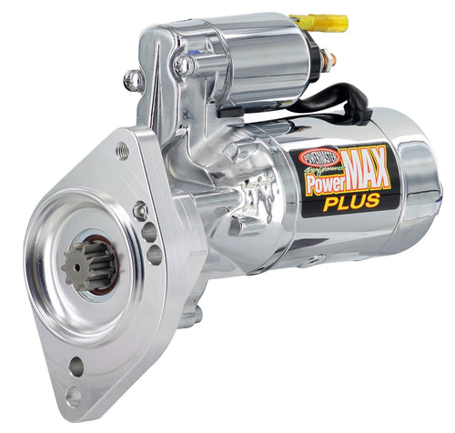 PowerMAX Plus Powermaster 19004-16 Starter with Billet (Black Jeep-Late Model with 4.0L 16:1 Chrome), 1 Pack