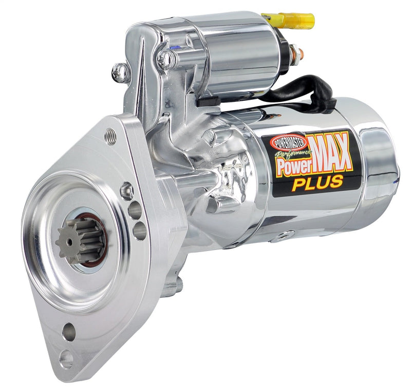 PowerMAX Plus Powermaster 19004-16 Starter with Billet (Black Jeep-Late Model with 4.0L 16:1 Chrome), 1 Pack