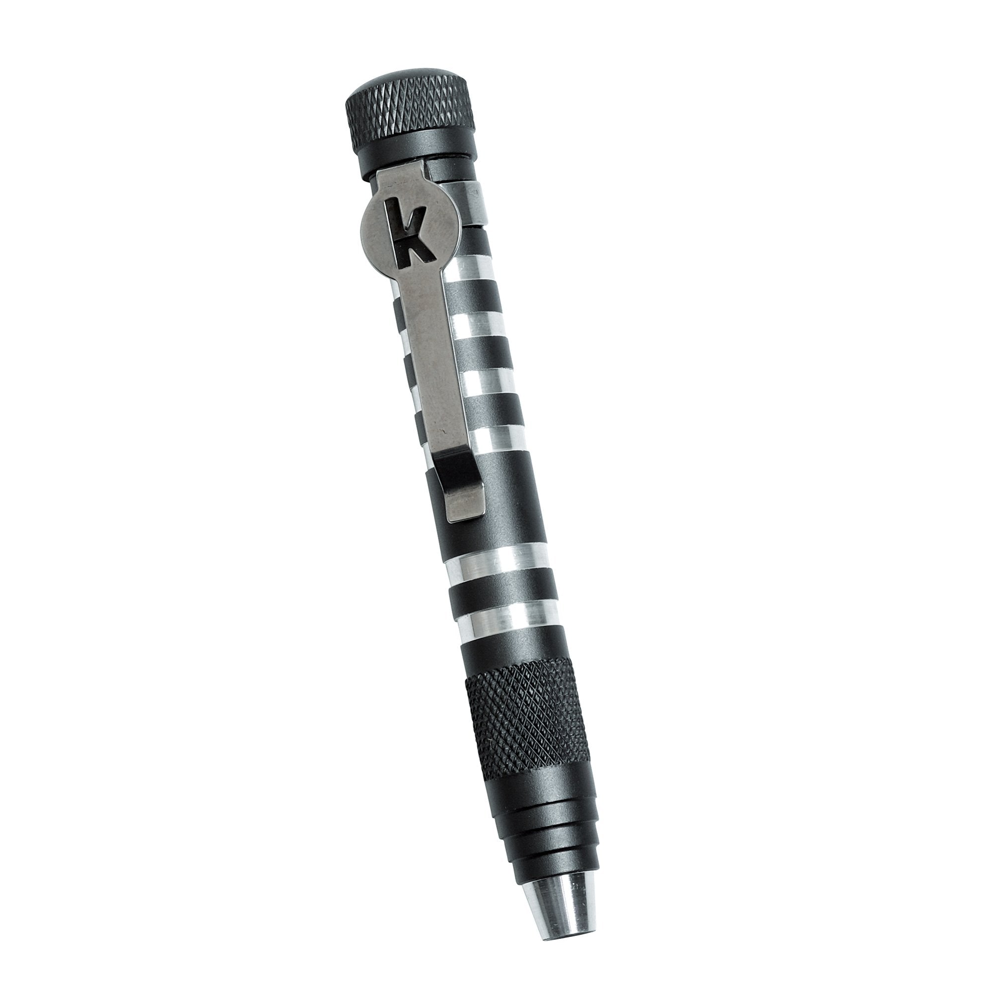 TX-Tool Kershaw (TXTOOL); 4.8 In. Single-Position Multifunction Magnetic Bit Driver; Includes T-6, T-8, T-10, #2 Phillips and Slotted Screwdriver Bit; 1.1 oz., Black