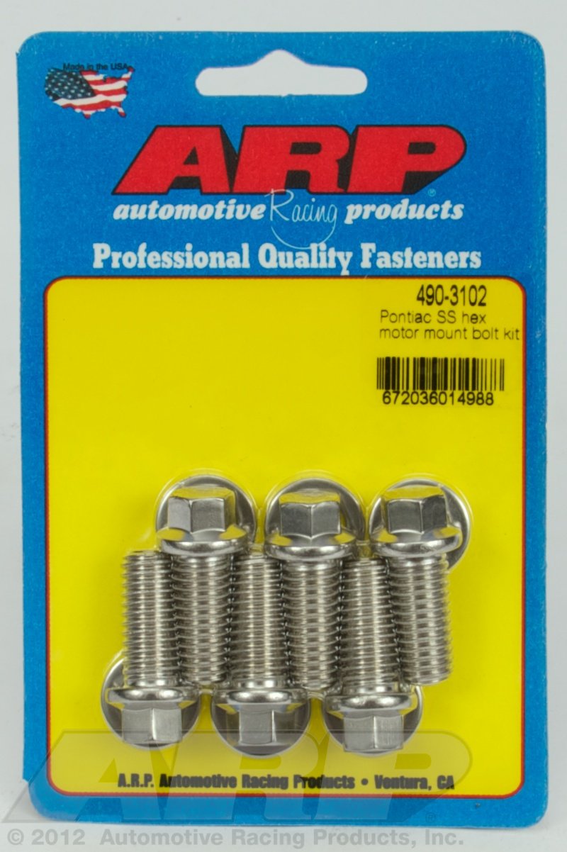 Motor Mount Bolt Kit ARP 490-3102