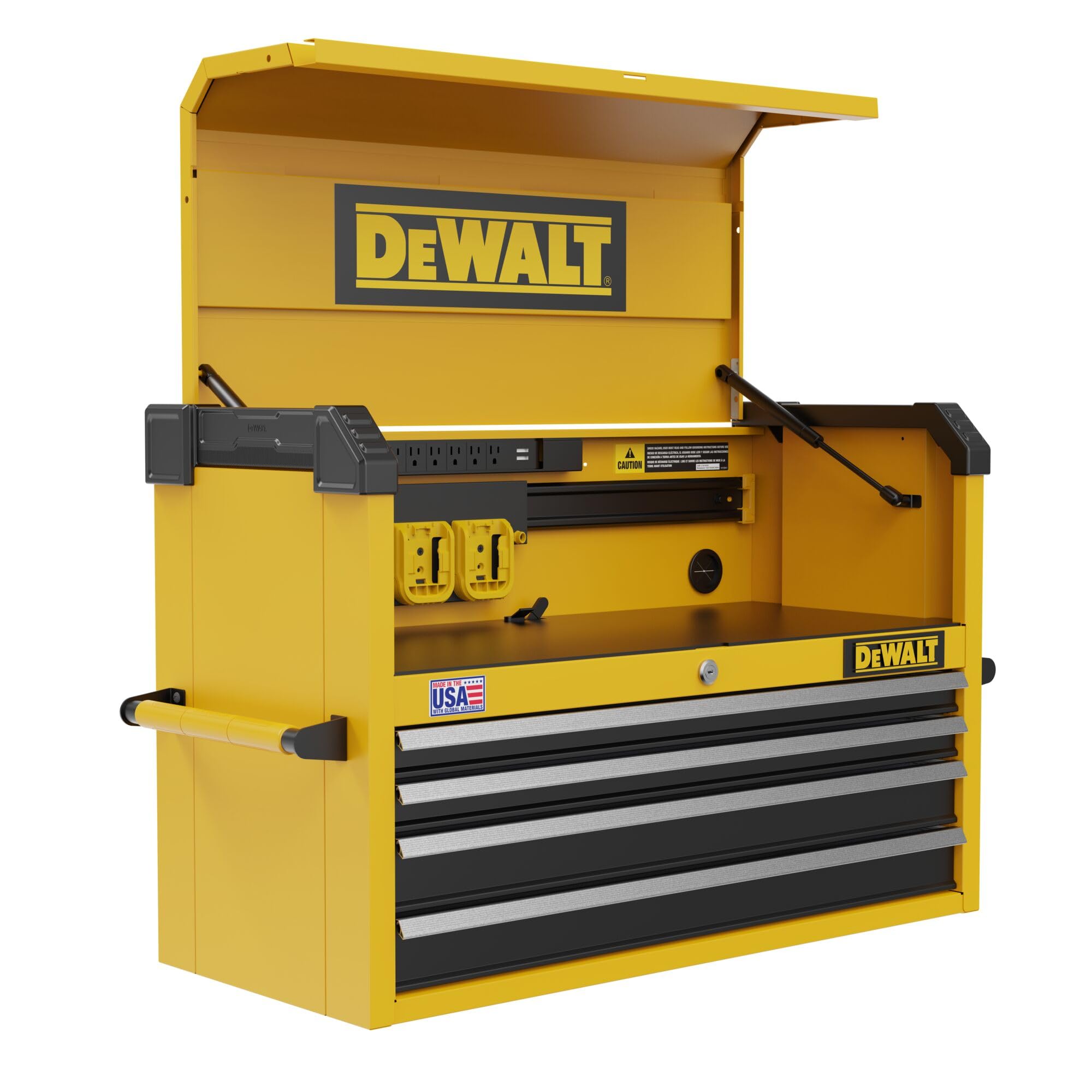 Tool Chest DEWALT with 4 Drawers, 37 Inch, 100lb Drawer Capacity, DEWALT Workshop Storage System Compatible (DWST37041)