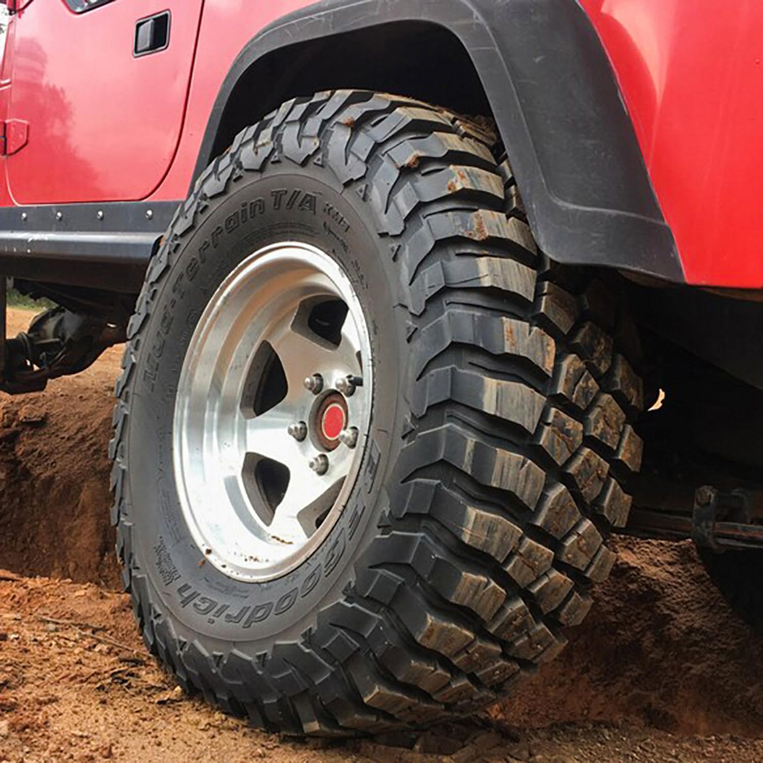 Mud Terrain T/A KM3 BFGoodrich Radial Car Tire for Light Trucks, SUVs, and Crossovers, 33x12.50R15/C 108Q