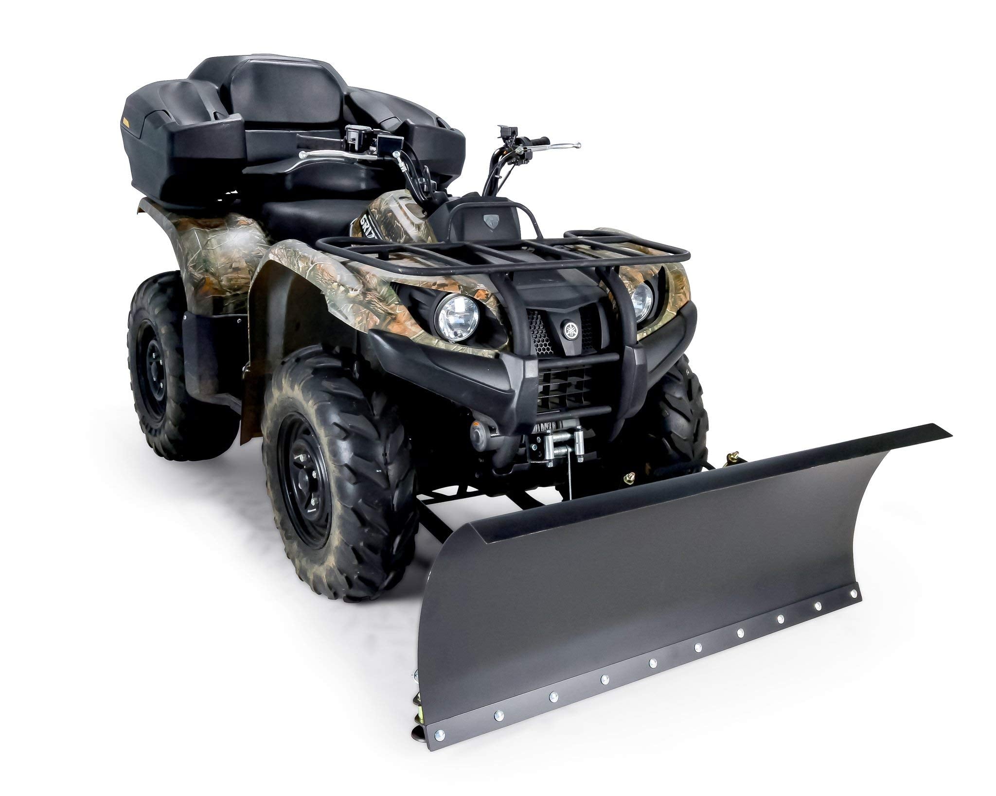 Camco Black Boar ATV Snow Plow Kit | Features a 48-inch Adjustable Straight Blade and Adjustable Tension Safety Trip Springs (66016)