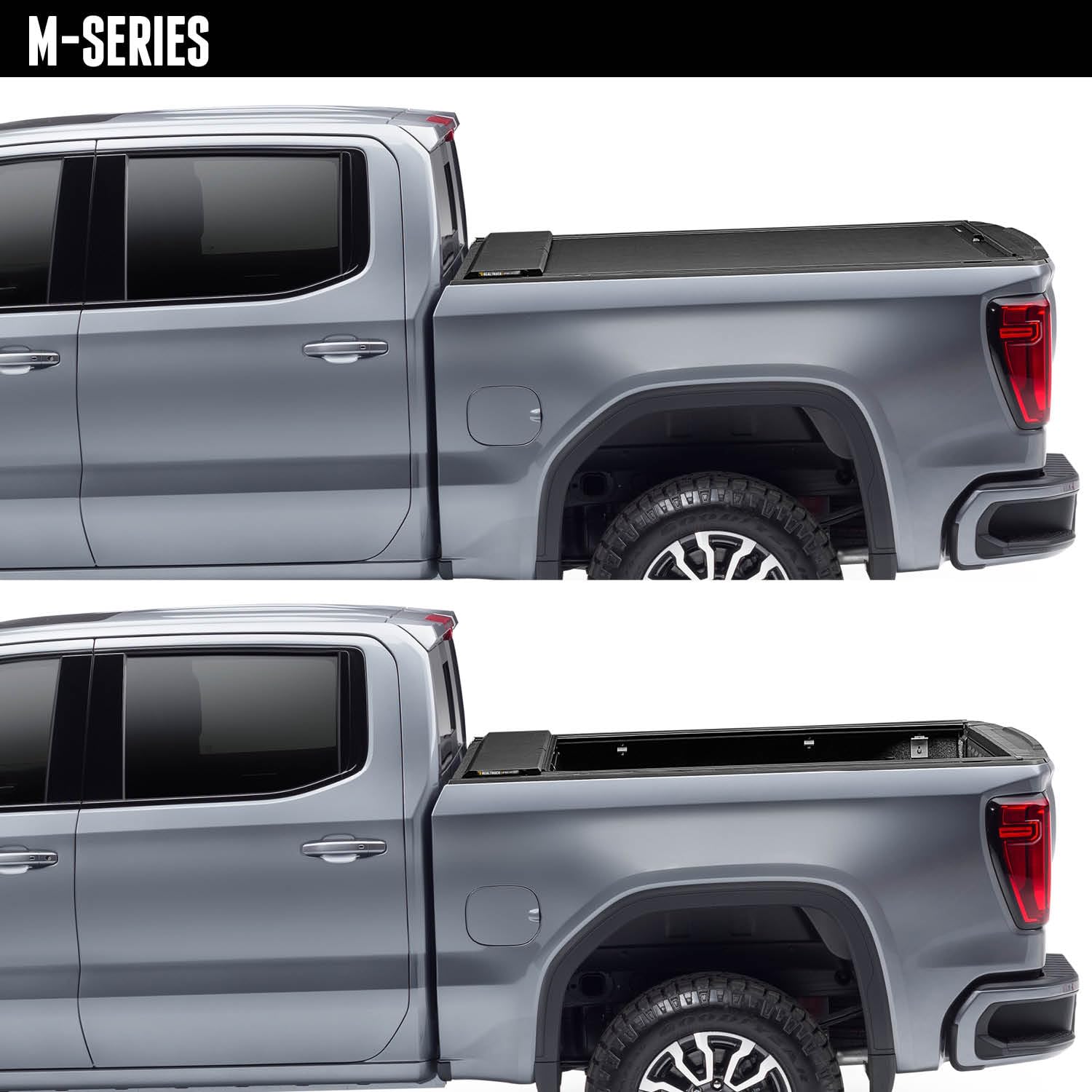 LG152M Roll-N-Lock M-Series Tonneau Cover for Ford F-250 Super Duty-96.5 in,Black